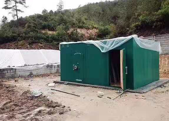港口镇露天如何存放爆破线放炮线等爆破器材？